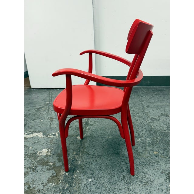 Thonet Hermann Czech for Gebrüder Thonet Czech Armchair For Sale - Image 4 of 12