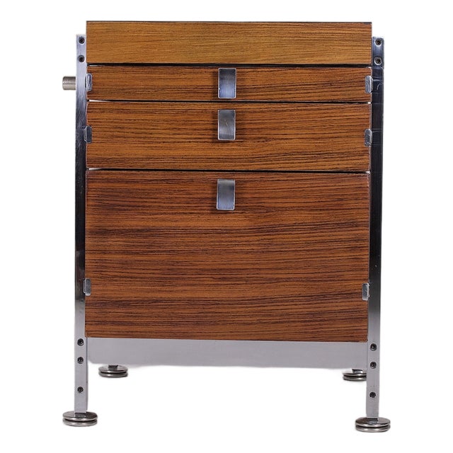 Mutenye Wood Drawer Unit by Jules Wabbes, 1960s For Sale