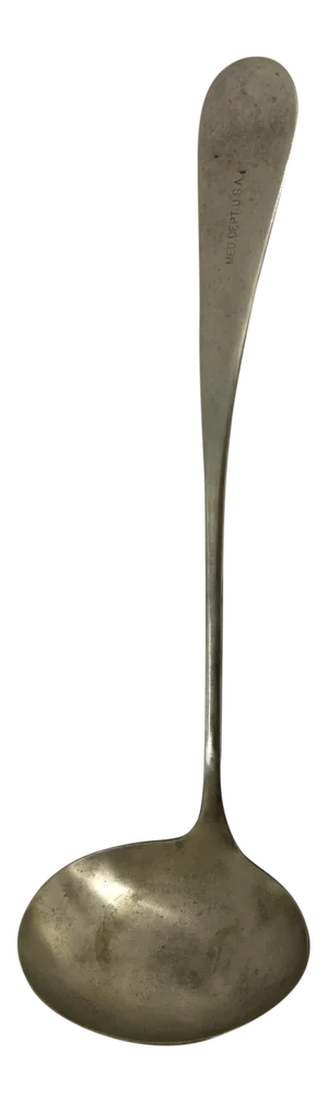 United States Army Silver Plate Ladle