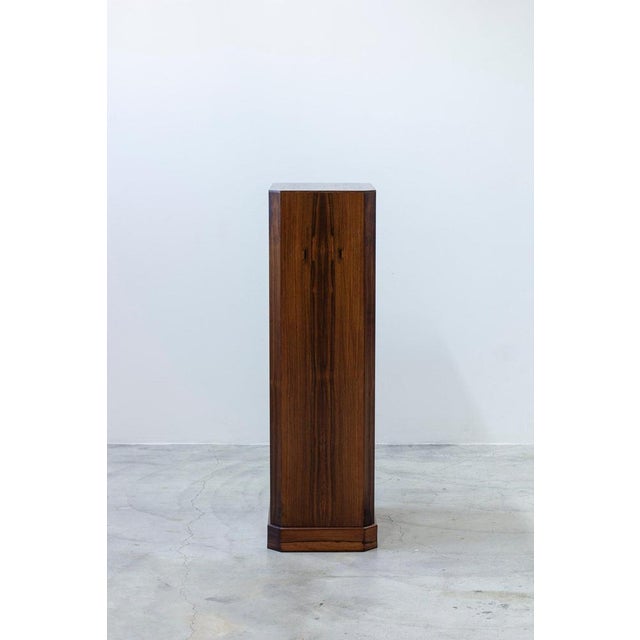 Danish Rosewood Pedestal from Ordupgaard Museum For Sale - Image 5 of 12