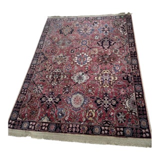 Vintage Mid-Century Karastan Rug 4' X 5.7' (121.9cm X 173.7cm) 1960s For Sale