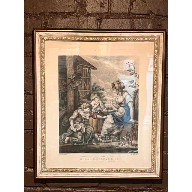 1920s The Birds Nest R. Westall A. Zaffonato Hand-Colored Engraving Regency - Set of 2 For Sale - Image 13 of 17