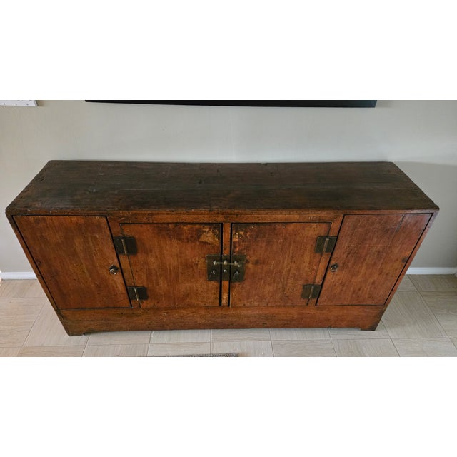 Chinese Antique Chinese Cabinet For Sale - Image 3 of 8