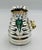 Los Castillo Whimsical 1960s Los Castillo Bee Pitcher With Malachite & Silver Inlay For Sale - Image 4 of 16