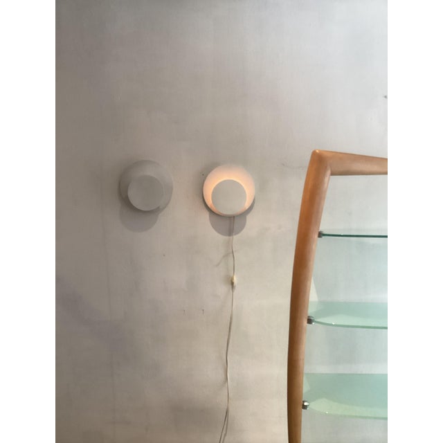 Metal Minimalist Wall Lamps from Vrieland, 1970s, Set of 2 For Sale - Image 7 of 7