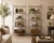 Italian Regency Style Chrome Brass Faux Bamboo Etageres Shelves Bookcases - Pair For Sale - Image 4 of 9