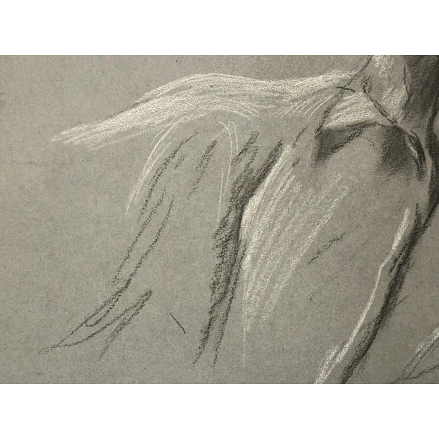 Carl Bantzer, Study of Farmer Rupps Head, Charcoal, Framed For Sale - Image 11 of 12