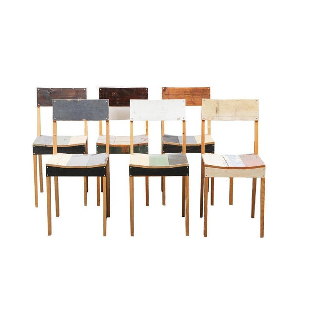 Vintage Dinner Table with Chairs by Piet Hein, Set of 7 For Sale - Image 5 of 10