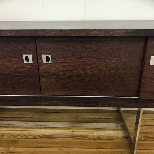 Wood Raz Credenza Designed by Stanley Jay Friedman for Brueton. For Sale - Image 7 of 10