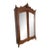 Late 19th Century French Louis XV Style Walnut Armoire With Beveled Mirror Doors & Cabriole Legs For Sale