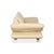 Cream Leather Velluti Two-Seater Sofa with Manual Function from Koinor For Sale - Image 11 of 14