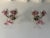 Italian C 1930 Rare Pink Cranberry Fuchsia Murano Flowers Crystal Sconces One of Kind For Sale - Image 3 of 11