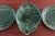 Green Antique English Green Majolica Bread Basket and Wall Plates- Set of 3 For Sale - Image 8 of 16