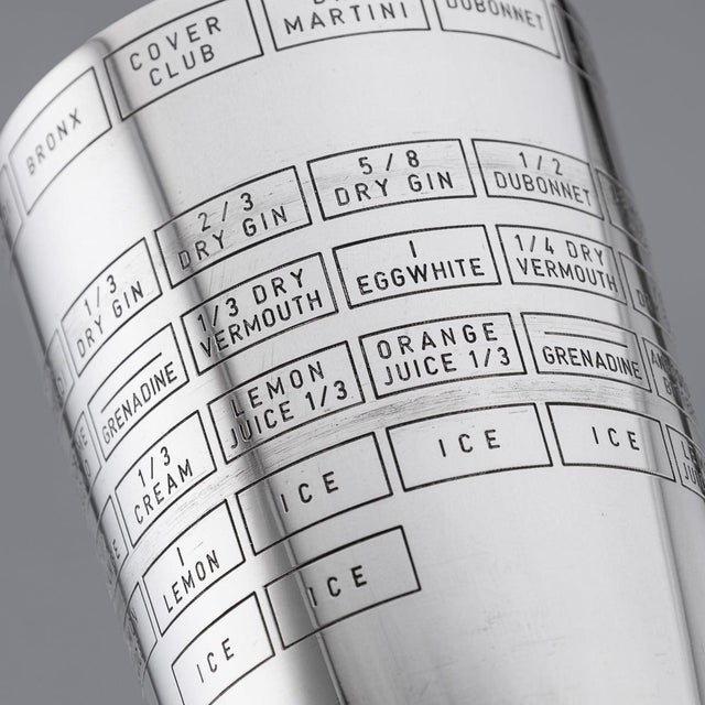 Silver Vintage Italian Silver Cocktail Shaker, 1960 For Sale - Image 8 of 18