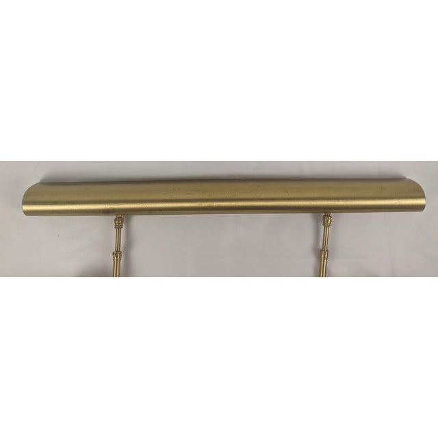 Metal Vintage House of Troy Adjustable Gallery Picture Light – Gold/Brass-Tone Finish For Sale - Image 7 of 15