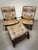 Elevate your space with this iconic pair of vintage Norwegian lounge chairs and matching footstool. Designed in the spirit...