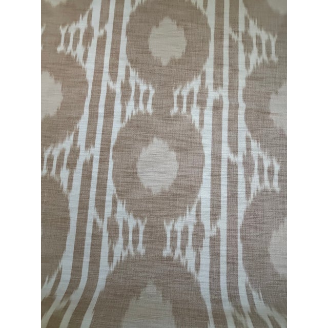 Traditional Kravet Aahana Ikat Walnut Upholstery Fabric 3 1/4 Yards For Sale - Image 3 of 6
