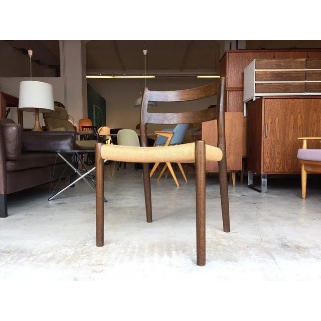 Danish Teak Oak Chair by by Niels O. Møller For Sale - Image 6 of 9