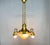Art Noveau German Brass Chandelier, 1920s For Sale - Image 6 of 10