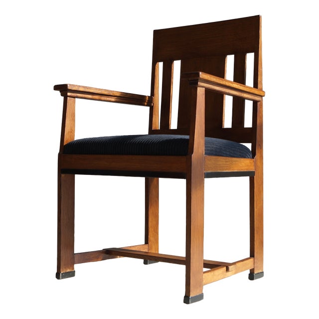 Dutch Art Deco The Hague School Armchair by Jan Brunott, 1920s For Sale