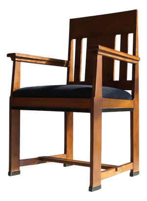 Dutch Art Deco The Hague School Armchair by Jan Brunott, 1920s