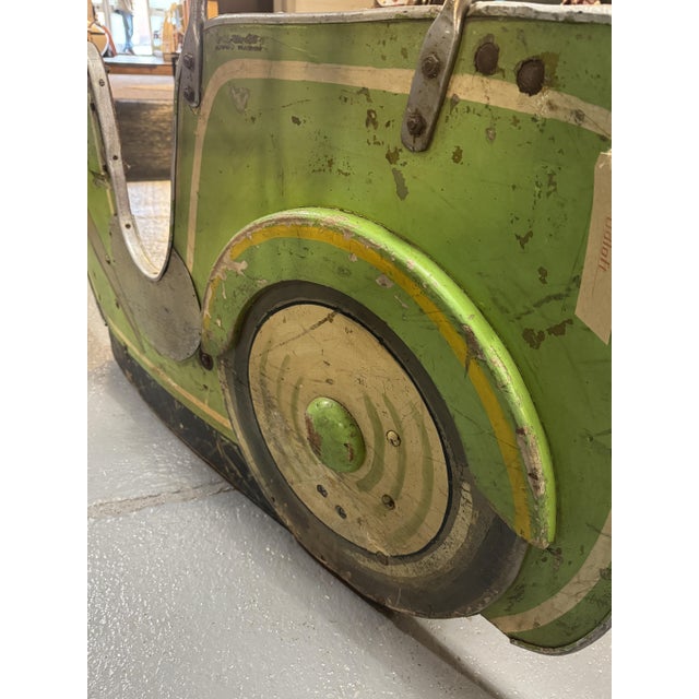 Vintage Fairground Sidecar Bench, 1920s For Sale - Image 10 of 11