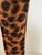 African Vintage African Inspired Metal Female Sculpture With Leopard Print, Handcrafted Global Eclectic Figurine, 18.5 For Sale - Image 3 of 11