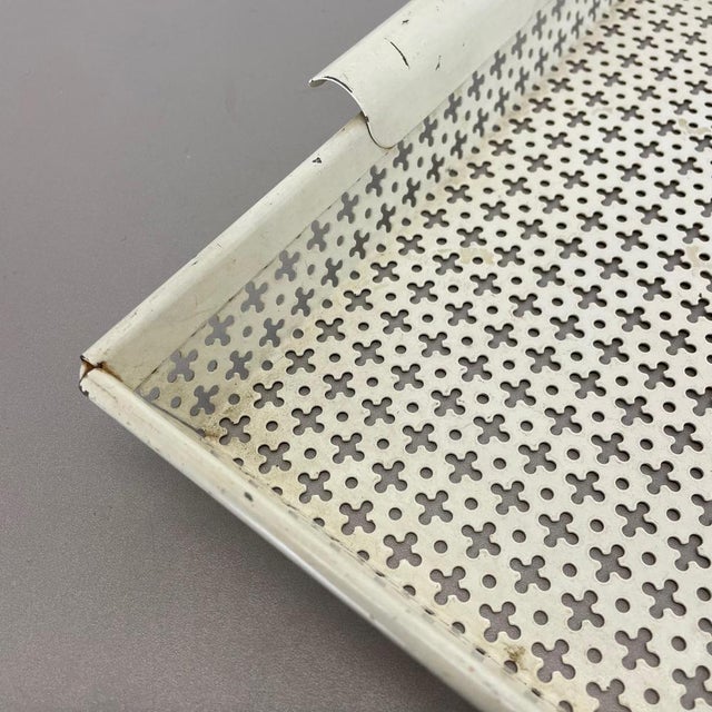 Mathieu Matégot French Modernist Rigituelle Tray in Metal by Mathieu Matégot, 1950s For Sale - Image 4 of 18