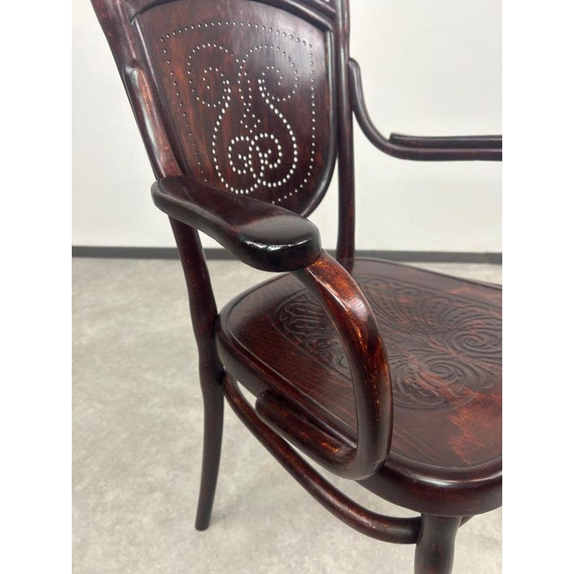Set of Secession Armchairs from Thonet, 1890s For Sale - Image 5 of 13