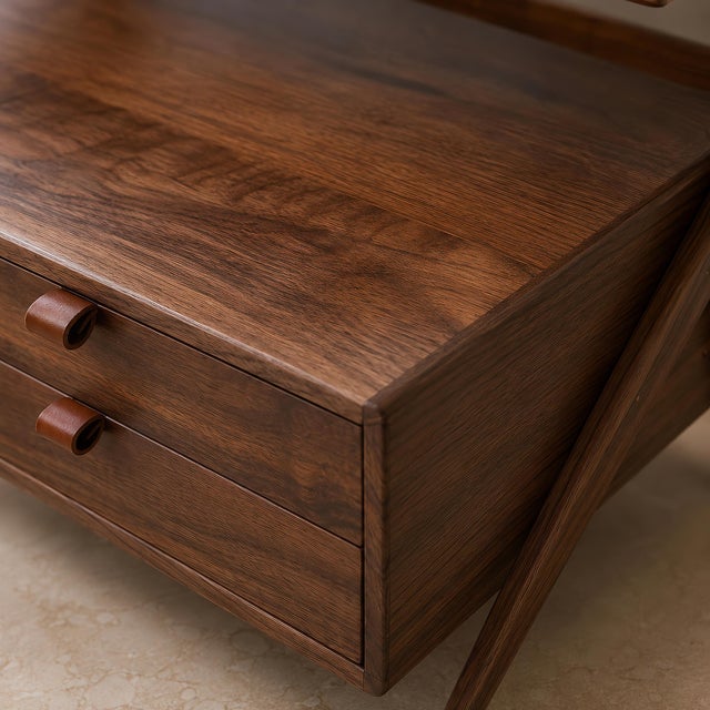 Perfume Tray With Drawers, Solid Walnut Vanity Organizer, Makeup Skincare Perfume Display Shelf For Sale In Raleigh - Image 6 of 10