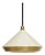 Shear Pendant Light in Brass by Bert Frank For Sale