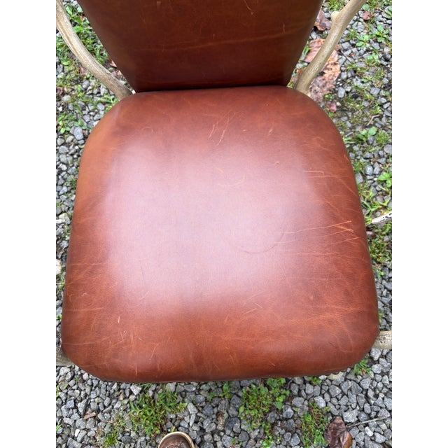 Bone Arthur Court Faux Antler Arm Chair For Sale - Image 7 of 12