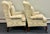 1990s Late 20th Century Masterfield Furniture Wingback Chairs - A Pair For Sale - Image 5 of 12