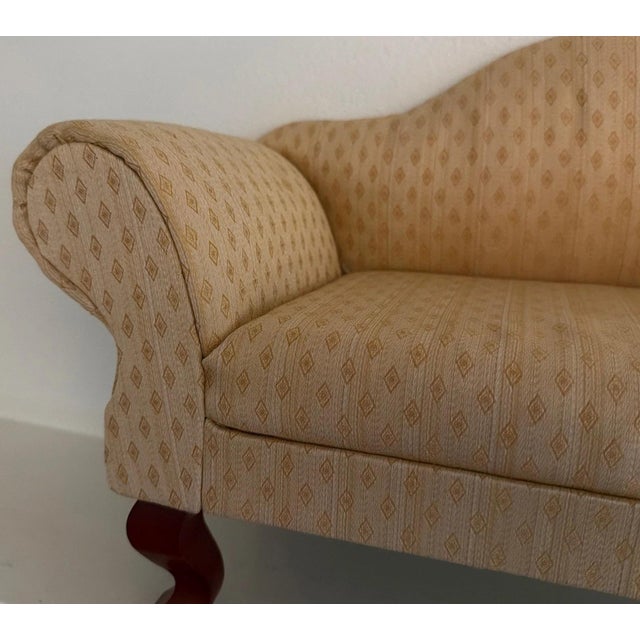 Vintage Kingstate The Dollcrafter Upholstered Doll Sofa Couch For Sale - Image 4 of 7