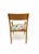 1960s Mid Century Modern Teak Arm Chairs, Upholstered Seat, Tapered Legs, Minimalist Design For Sale - Image 5 of 9