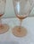 Mid-Century Modern Vintage Pink Etched Wine Glasses With Grape Motif - Set of 4 For Sale - Image 3 of 9