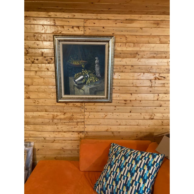 Fabulous vintage unique mid century oil painting by locally famous Houston Texas artist Joyce Simmons. This a unique...