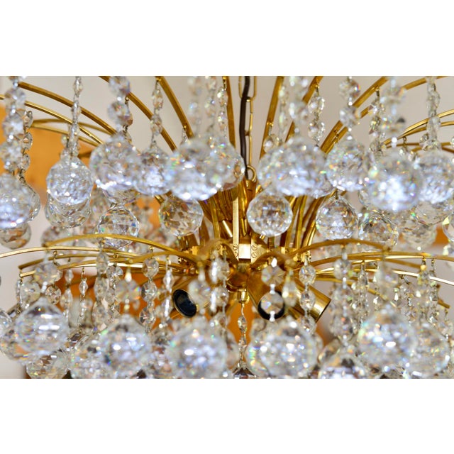 Chandelier in Lead Crystal For Sale - Image 5 of 14