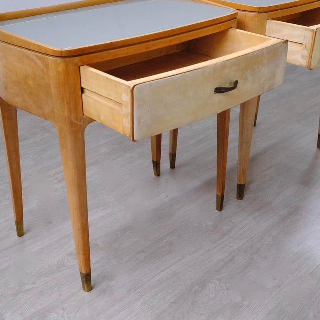 Bedside Tables attributed to Ass. Canturini Del Mobile-Paolo Buffa, Set of 2 For Sale - Image 12 of 18