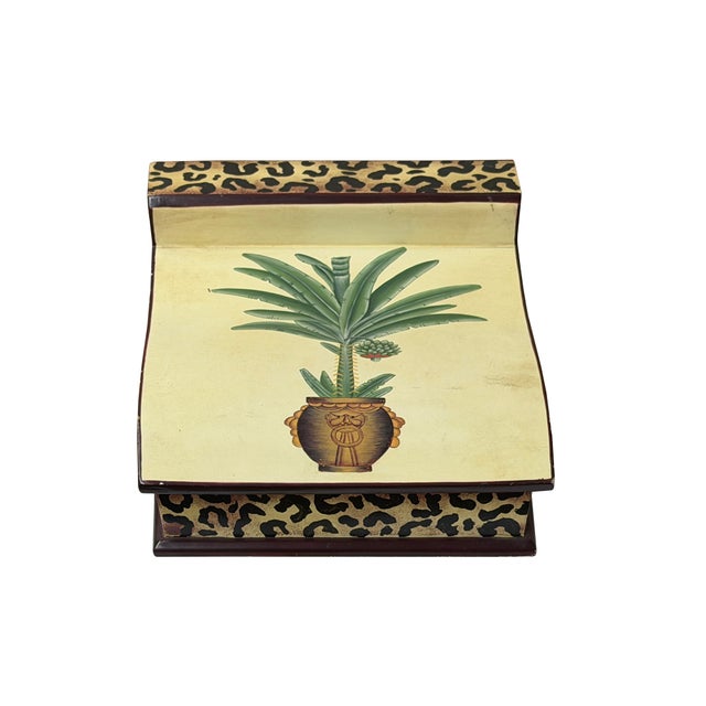Add a touch of eclectic charm to your home decor with this unique, chaise lounge-shaped decorative wooden box. Featuring a...