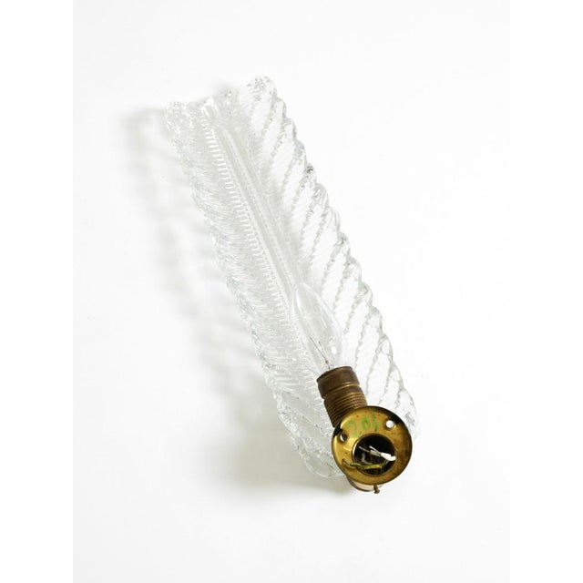 Mid-Century Modern Italian Murano Glass Wall Lamp from Barovier & Toso, 1950s For Sale - Image 10 of 15