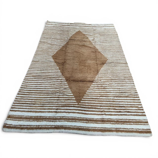 Contemporary Contemporary Turkish Tulu Rug | Geometric Medallion | 10x15 For Sale - Image 3 of 5