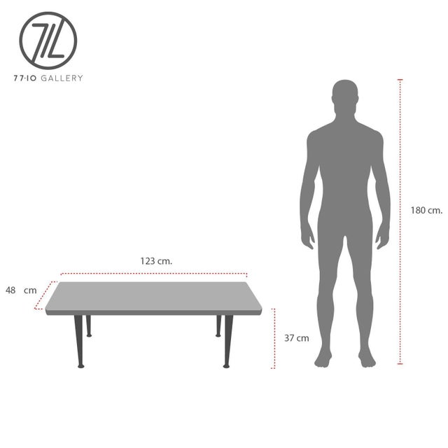 1950s Mosaic Coffee Table by Genaro Alvarez For Sale - Image 12 of 17