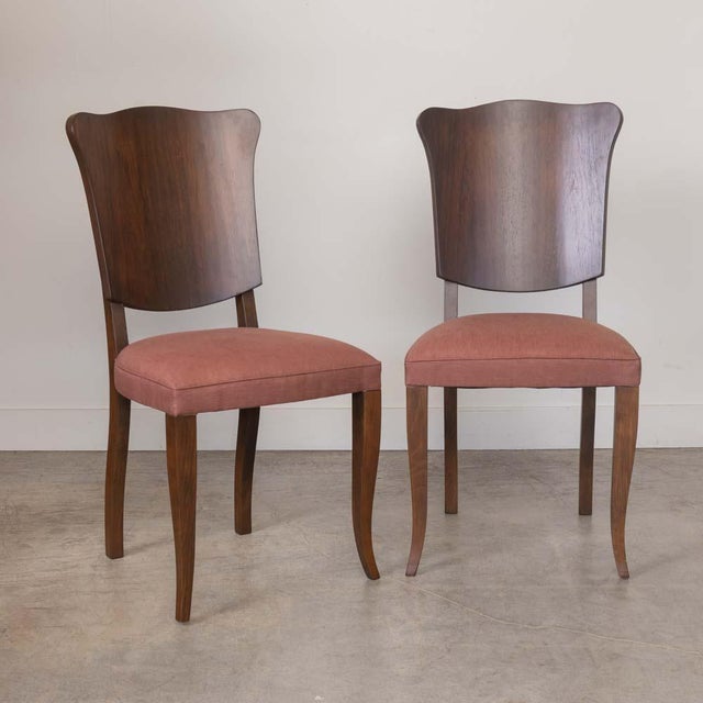 1920s French Scalloped Walnut Chair For Sale - Image 18 of 18