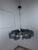 Chandelier in Chrome and Smoked Glass by Gino Paroldo for Dinodei, 1960s, in Very Good conditions. Designed 1960 to 1969 I...