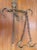 Antique Greek Decorative Butcher's Steelyard Weighing Instrument For Sale - Image 4 of 6
