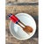 Vintage Italian Striped Ceramic Salad Bowl and Utensils - 3 pcs For Sale - Image 9 of 12