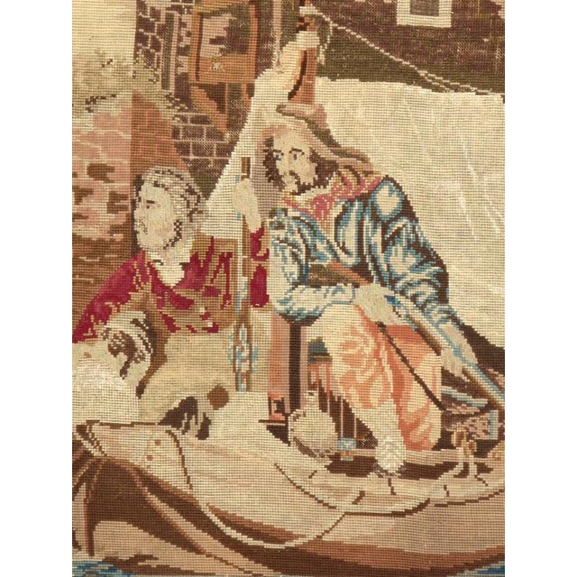 An antique European tapestry from the first quarter of the 20th century. Measures: 8' 10" x 9' 10"