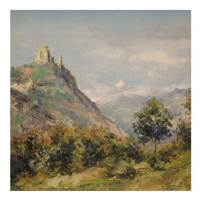 Landscape, Signed and Dated, 1948 For Sale