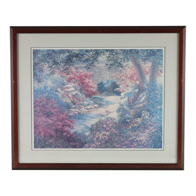 "Soft Waters and Pink Skies" - Print of Original Oil Painting by Artist Barbara Hails For Sale